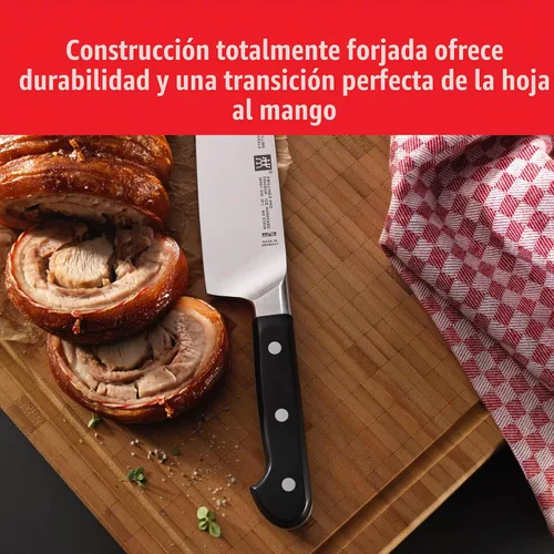 Vista 4 de ZWILLING Pro Cuchillo de chef de 10 pulgadas 2-Acero inoxidable