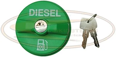 Vista 2 de Tapa de combustible diesel con bloqueo para minicargadoras Bobcat reemplaza al OEM # 6661696