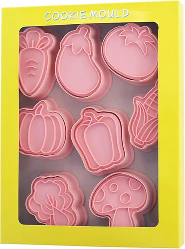 Vista 16 de Juego de cortadores de galletas con forma de bola, 8 piezas de fútbol 3D, baloncesto, béisbol, voleibol, fútbol, tenis, cortadores de galletas