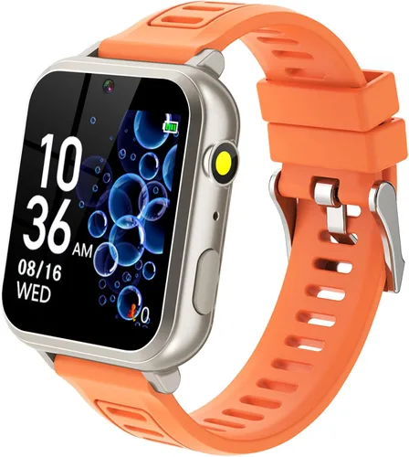 Vista 7 de Tixpc Reloj inteligente para niños y niñas con video, cámara, reproductor de música, 39 juegos, podómetro, reloj despertador, calculadora, antorcha