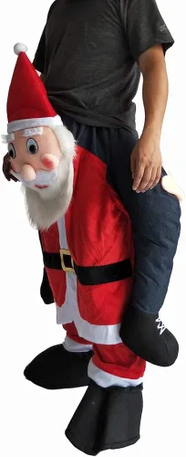 Vista 3 de Disfraz de Papá Noel para llevar en mí con hombros