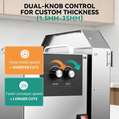 Vista 4 de Newhai Cortador de cebolla verde comercial Máquina cortadora de verduras Cortadora eléctrica automática de cebolla de primavera con cinta
