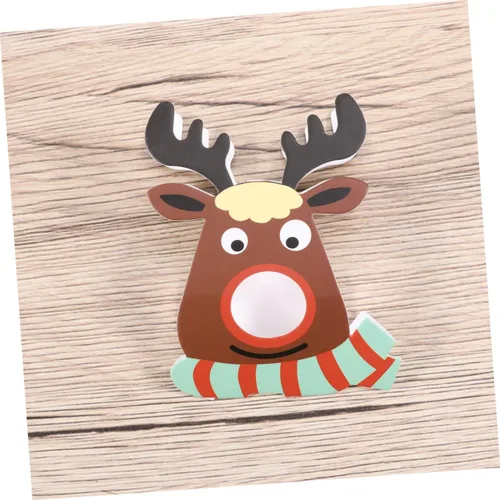 Vista 4 de DOITOOL 25 tarjetas de papel de piruleta de Navidad, alce, reno, caramelo, decoración de ciervos, piruletas, titular de dulces, suministros