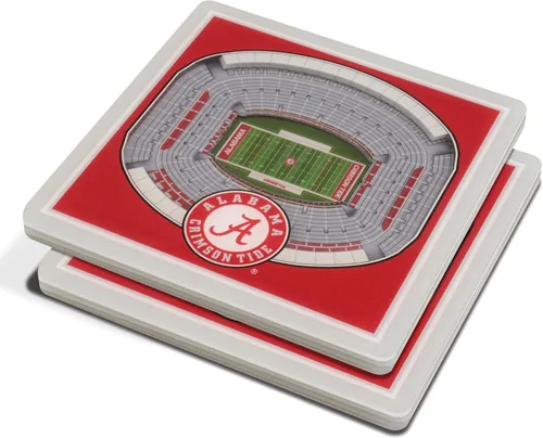 Vista 24 de YouTheFan NCAA - Posavasos con vista de estadio en 3D
