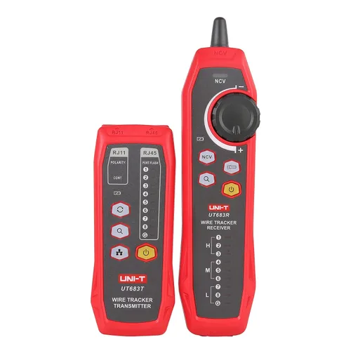Vista 8 de UNI-T UT683KIT - Rastreador de cables para probador de cables RJ11 y RJ45, buscador de línea telefónica, colación de mantenimiento de red