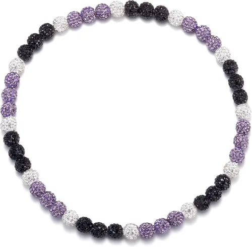 Vista 45 de Collar de Cadena de Béisbol con Perlas para Hombres, Regalos de Collar de Béisbol de la Colección Bling Ice para Niños, Collar de Accesorios