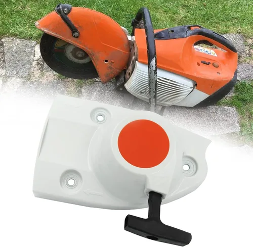 Vista 3 de Conjunto de arranque de retroceso 4238 190 0300 para sierra de hormigón Stihl TS410 TS420 TS480i TS500i Pull Start, sustituye a 4238 190 0404