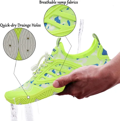 Vista 3 de JointlyCreating - Zapatos de agua para hombres y mujeres, atléticos, para el aire libre, de secado rápido, zapatos para playa, piscina, yoga