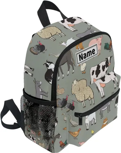 Vista 2 de Glaphy Mochilas personalizadas para niños, Animales de granja, Mochilas Daypack