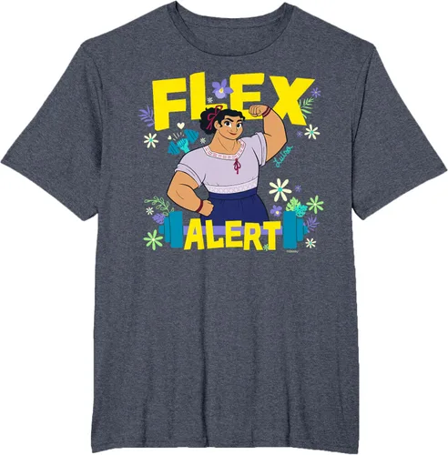 Vista 67 de Disney Encanto Luisa Madrigal Flex Alert Camiseta, Negro