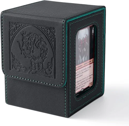 Vista 14 de Venssu Angel Themed MTG Deck Box with Commander Display (White and Grey)