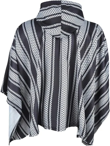 Vista 3 de Demetory Poncho con capucha y mangas de murciélago para hombre