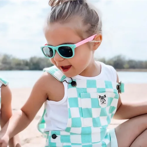 Vista 51 de Lentes de sol polarizados de goma elastómero termoplástico (TPEE) flexible, para niñas y niños de 3 a 9 años