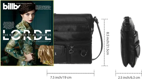 Vista 6 de MINICAT Bolso cruzado pequeño de cuero sintético suave para mujer
