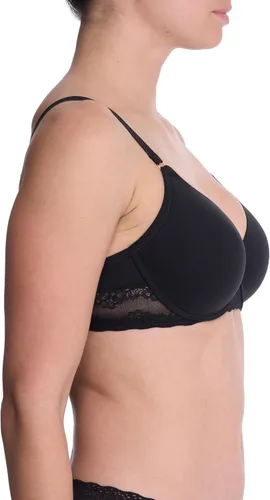 Vista 3 de Natori Bliss Perfection - Brasier sin costuras estilo camiseta para mujer Negro