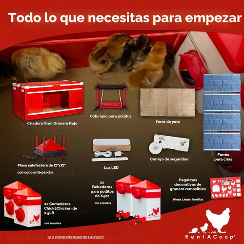 Vista 5 de RentACoop - Juego de criadores de pollitos con placa calefactora