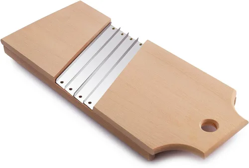 Vista 3 de Cortador de madera para repollo y chucrut, 4 cuchillas, 15 x 5.5 x 0.5 pulgadas, 1-B