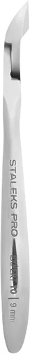 Vista 3 de STALEKS Pinza de cutícula PRO, 0.354 in, afilada a mano Expert 10, fabricada en Europa, Calidad profesional
