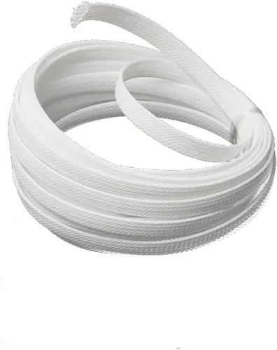 Vista 5 de Othmro Funda de cable trenzado expandible de PET de 16.4 pies, protector de cable flexible de 5/16 pulgadas, funda de organización de cables