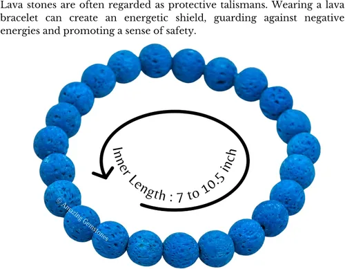 Vista 873 de Amazing Gemstone Crystal Bracelet for Women Men's Gifts - Protection Healing Crystal Bracelet - 8mm Gemstone Beaded Stretchable Bracelet Pulseras