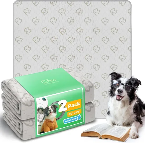 Vista 18 de FXW Almohadillas lavables para orina para perros, almohadillas para cachorros con súper absorbentes, diseñadas específicamente para jaulas de 24