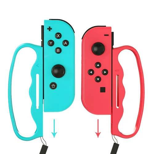 Vista 12 de ECHZOVE Grip for Switch Fitness Boxing, Handle for Nintendo Switch Boxing - 2 Packs (Black)