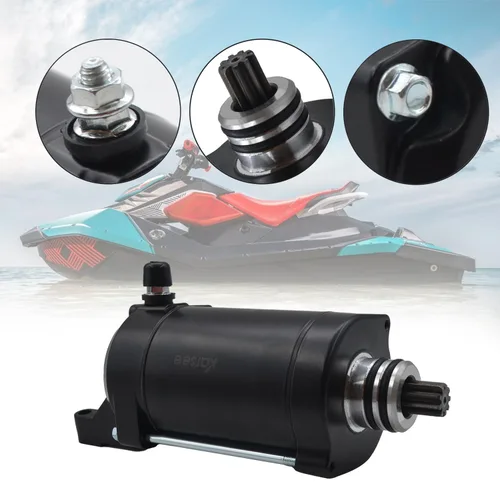 Vista 5 de KARSEE Motor de arranque 420893830 repuesto para Sea-Doo Spark 2 Ace 900 Spark TRIXX GTI/GTR/GTS 90 Ace 900 para Can-Am Maverick X3 Turbo/Max