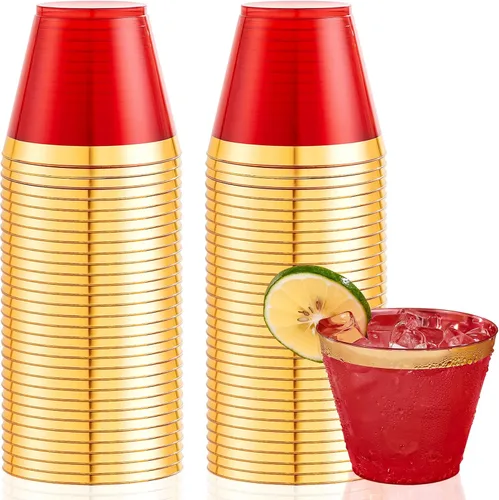 Vista 11 de Ciaell Paquete de 120 vasos de plástico para bodas