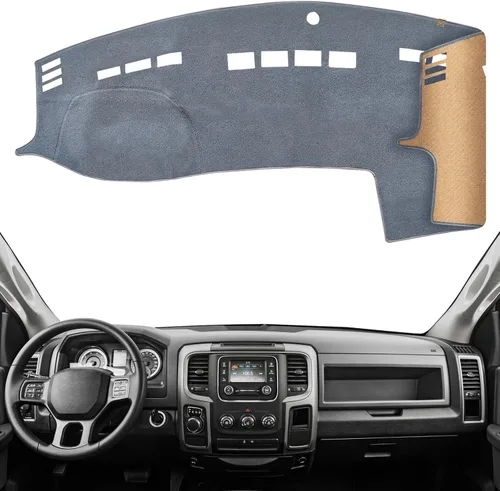 Vista 12 de Cubierta de tablero Tapete de salpicadero Compatible con Chevy Cruze 2015-2011 (para transmisión en la izquierda), Alfombra de salpicadero de coche
