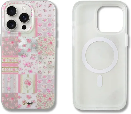 Vista 124 de Sonix x Barbie Funda para iPhone 15 Pro Compatible con MagSafe Probada para caídas de 10 pies Golden Hour