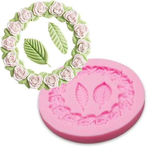 Vista 8 de Moldes de silicona para mariposas, 6 paquetes de moldes para 6 moldes de flores Pakcs
