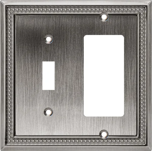 Vista 115 de Henne Bery Sunken Pearls Placa de Pared Decorativa de Servicio Pesado Placa de Interruptor Cubierta de Tomacorriente