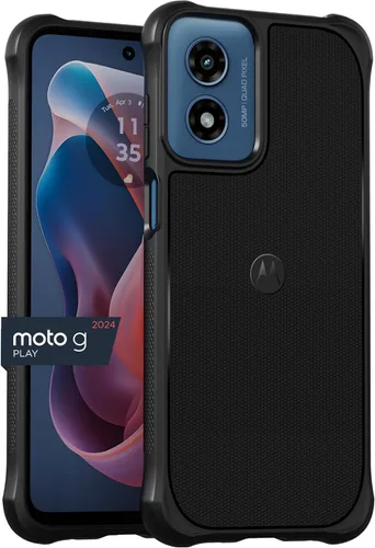Vista 19 de Motorola Funda protectora para Moto G Pure (2021), ajuste de precisión, elegantes fundas para teléfonos con absorción de golpes, color negro