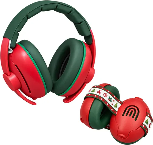 Vista 16 de Auriculares ajustables 2 en 1 con cancelación de ruido para bebés y niños pequeños Blanco