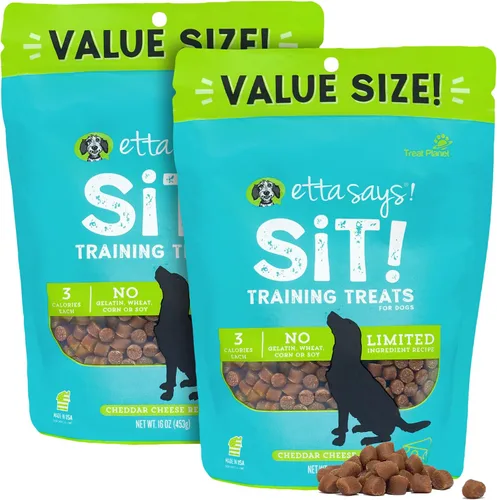 Vista 17 de etta says! Golosinas de entrenamiento para sentarse, tocino, queso