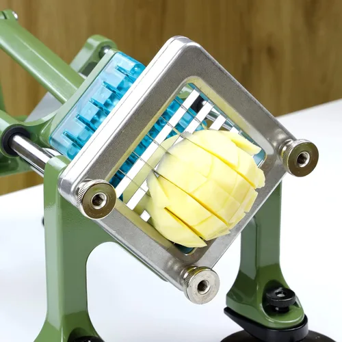 Vista 3 de Cortador de papas fritas, cuchilla de repuesto de 1/2 pulgada con marco. Este producto es solo para cortadores de papas fritas Nibiuht