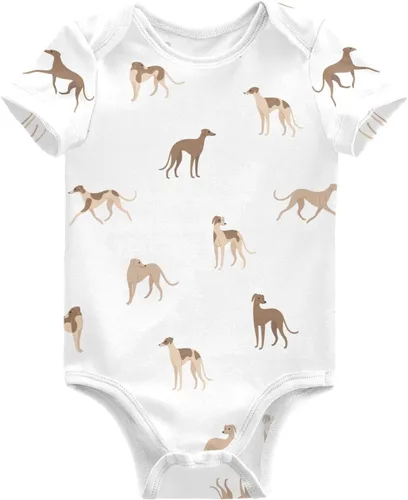 Vista 6 de vvfelixl Bodies para bebé niña negro Pug blanco manga corta algodón ropa de bebé para niñas 0-24 meses Multi1