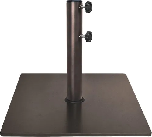 Vista 7 de EliteShade USA - Base redonda resistente para sombrilla de hasta 140 libras, con placa de acero para patio al aire libre, jardín o mesa de patio