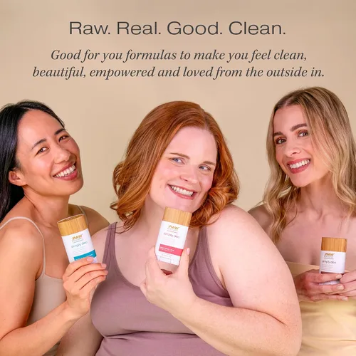Vista 5 de RAW SUGAR Barra de desodorante sin aluminio, Simply Deo (Paquete de 1) Desodorante para todo el cuerpo para mujeres y hombres, fórmula limpia sin