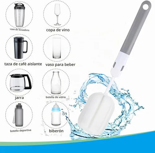 Vista 4 de Para nutribullet - Juego de tazas de licuadora y cuchilla, 32 onzas con 2 tapas abatibles para llevar y 1 mango de anillo de tapa, piezas