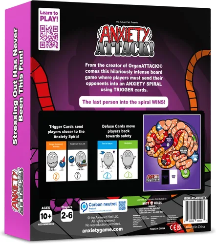 Vista 2 de Juego de mesa The Awkward Yeti Anxiety Attack por Organ Attack Creator