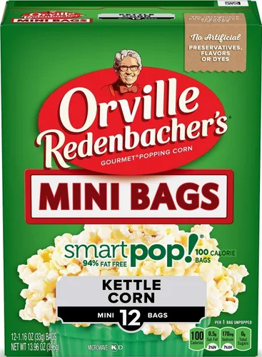 Vista 3 de Orville Redenbacher's Smart Pop! Palomitas de maíz con sabor a mantequilla (paquete de 2) 6 cajas