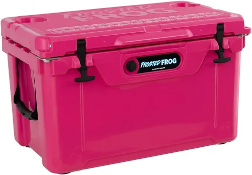 Vista 12 de Frosted Frog Enfriador aislado rotomoldeado de 45 cuartos de galón