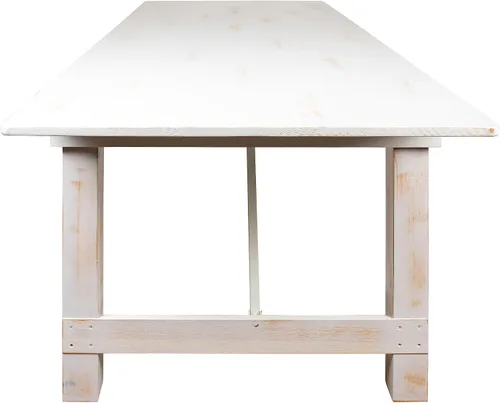 Vista 13 de Flash Furniture Hercules - Mesa plegable (108 x 40 pulgadas), color blanco