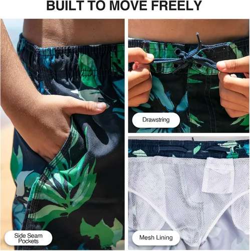 Vista 80 de Kanu Surf Traje de baño Yolo de secado rápido UPF 50+ para niños