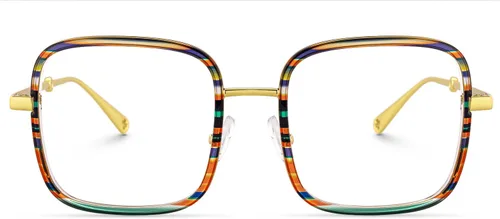 Vista 7 de VOOGLAM Gafas cuadradas con bloqueo de luz azul para mujer, antifatiga ocular, gafas de computadora UV Jace