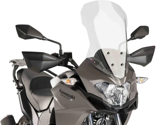 Vista 2 de Puig Parabrisas Touring Kawasaki VERSYS-X 300 C/Humo Oscuro 17-18
