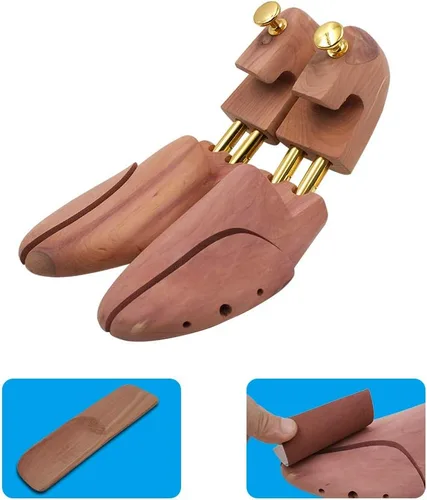 Vista 6 de Kilocircle - Árbol de zapatos de madera de cedro rojo con tubos gemelos, 2