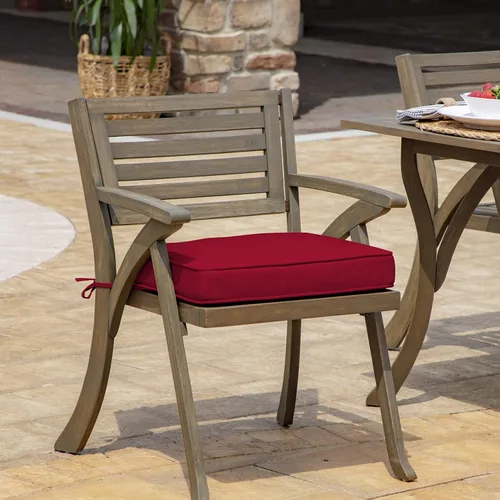 Vista 2 de Arden Selections ProFoam Performance - Cojín para asiento de exterior, 19 x 20, color rojo Caliente