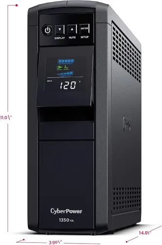 Vista 4 de CyberPower CP1350PFCLCD PFC Sinewave UPS Batería de Respaldo